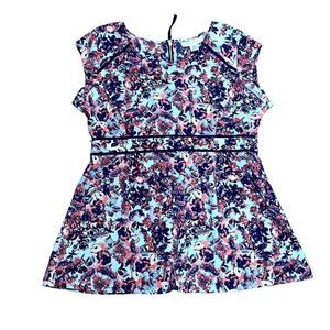 Motherhood Printed Back Zip Maternity Top MEDIUM